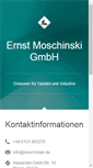Mobile Screenshot of moschinski.de